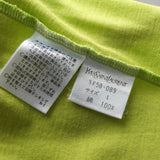 イヴサンローラン ヴィンテージ YSLロゴ 七分丈 トップス ライム レディース - NEWSED