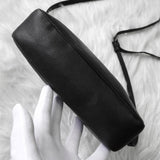 イヴ サンローラン ヴィンテージ YSLロゴ レザー ショルダーバッグ ポシェット ブラック - NEWSED