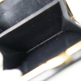 イヴ サンローラン YSLロゴ レザー 長財布 がま口 二つ折り財布 ブラック - NEWSED