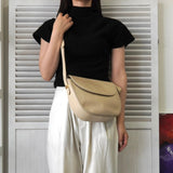 イヴサンローラン YSLロゴ レザー ショルダーバッグ アイボリー - NEWSED