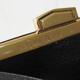 イヴ サンローラン YSLロゴ レザー 長財布 がま口 二つ折り財布 ブラック - NEWSED