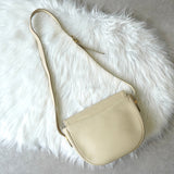 イヴサンローラン YSLロゴ レザー ショルダーバッグ アイボリー - NEWSED