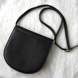 イヴサンローラン ヴィンテージ YSLロゴ レザー ショルダーバッグ ブラック - NEWSED