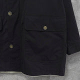 イヴ サンローラン ヴィンテージ リバーシブル YSLロゴ ブルゾン ジャケット ネイビー / アイボリー - NEWSED