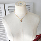 イヴ サンローラン ヴィンテージ YSLロゴ カサンドラロゴ ネックレス GP ゴールド ラインストーン - NEWSED