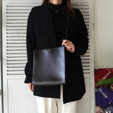 ジルサンダー タングル ミディアム レザー ショルダーバッグ ブラウン