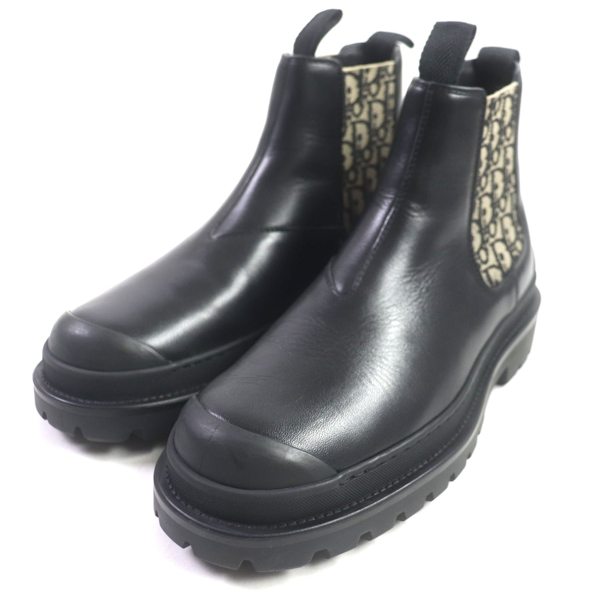 ディオール オム DIOR EXPLORER サイドゴア チェルシー ブーツ ブラック 39 メンズ