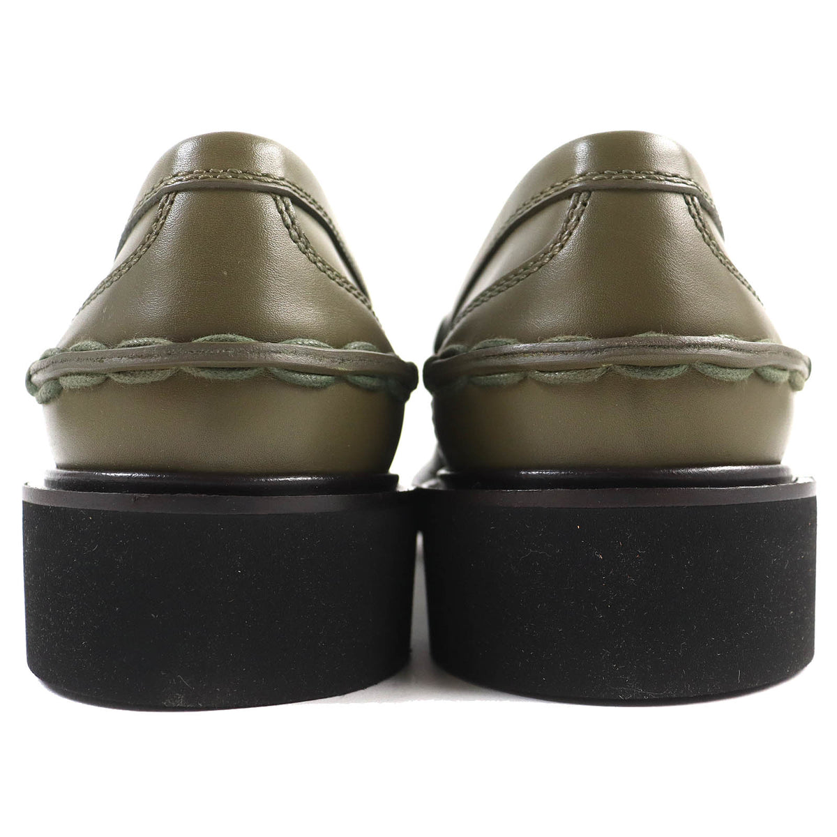 トッズ MOCASSINO EXTRALIGHT 92C ロゴ型押し モカシン ローファー カーキ 大きいサイズ 10 メンズ