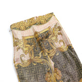 フェンダーチェ FFロゴ バロック レギンス パンツ マルチ 36 レディース