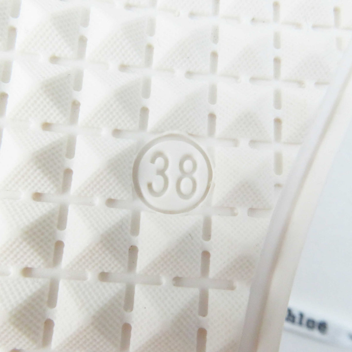 シーバイクロエ ESSIE ロゴプリント ローカットスニーカー ベージュ 38 レディース