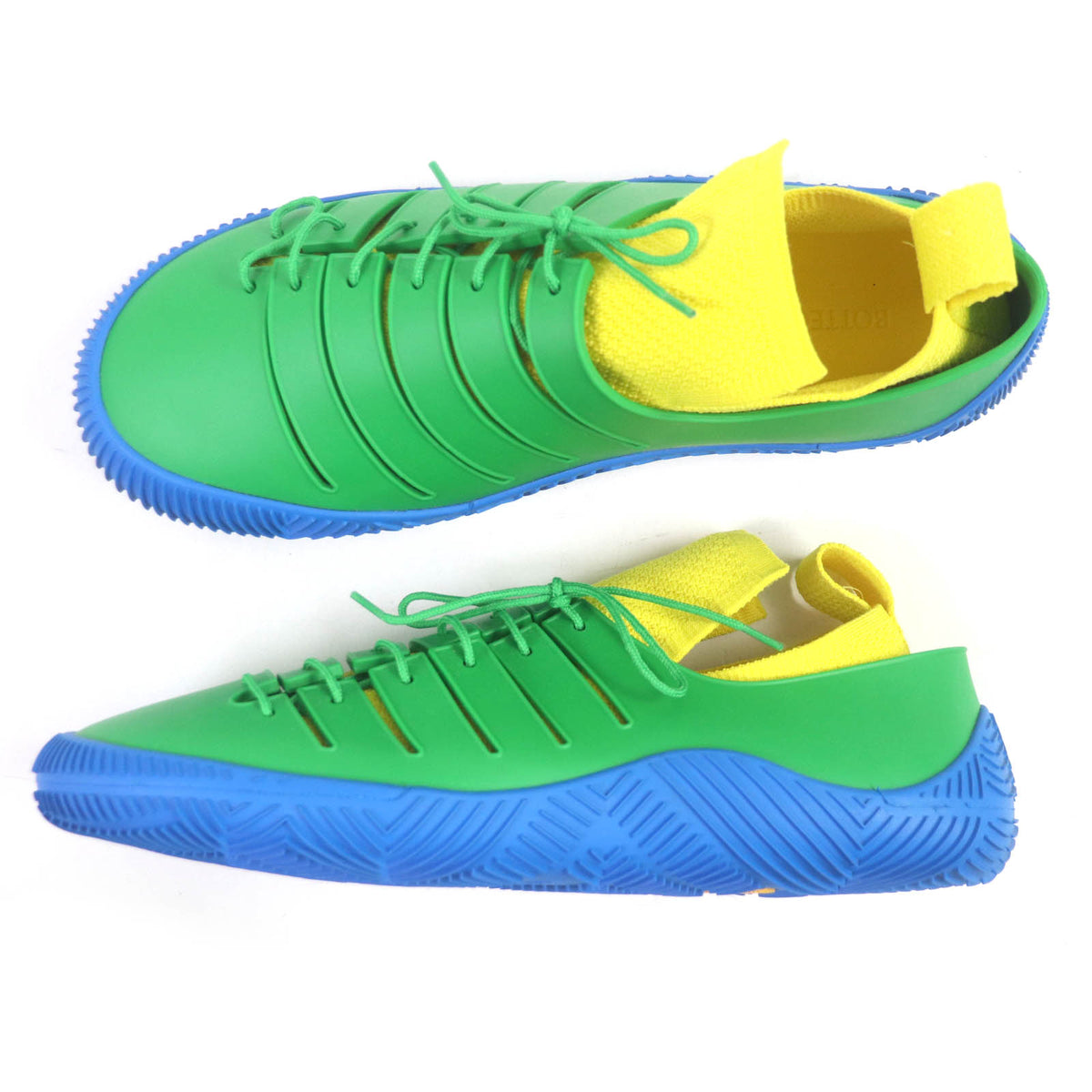 ボッテガヴェネタ CLIMBER SNEAKER クライマー レースアップ ローカットスニーカー グリーン 48 メンズ