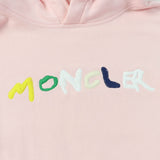 モンクレール HOODIE ロゴワッペン・ロゴ刺繍入り パーカー ピンク L レディース