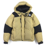 ザ・ノースフェイス Baltro Light Jacket GORE WINDSTOPPER フード付き ロゴ刺繍 ダウンジャケット ベージュ M メンズ