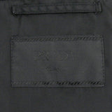 プラダ Re-Nylon Shirt トライアングルロゴ コーチジャケット シャツジャケット ブルゾン ブラック S メンズ