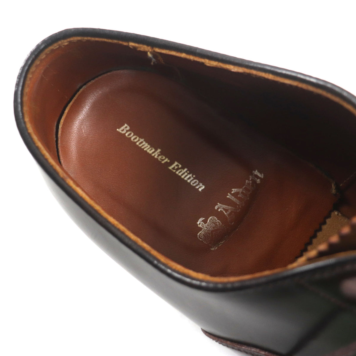 オールデン Cigar cordovan ストレートチップ 内羽根 レースアップ レザーシューズ ブラウン 9.5 メンズ