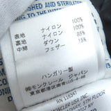 モンクレール VERNDIS 付け襟デザイン ネックウォーマー風 ロゴジップ金具 ダウンジャケット ダウンコート ブラック 0 レディース