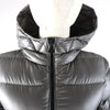 モンクレール SUYEN スイエン ロゴワッペン・フード付 ZIP UP ダウンコート グレー 10 anni 140cm レディース