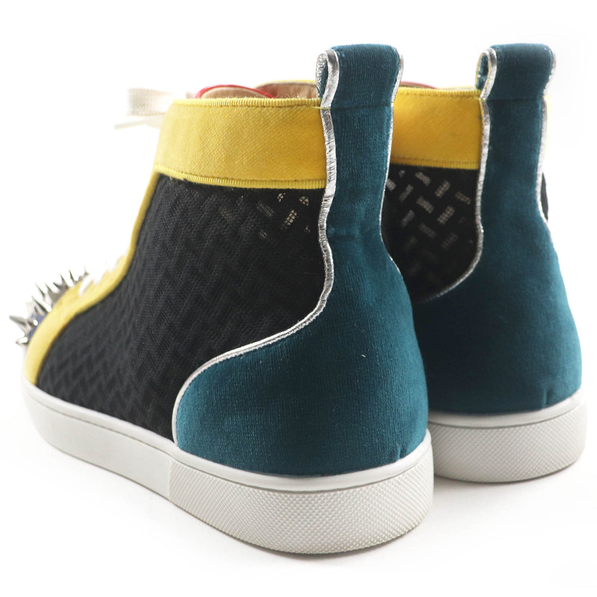 クリスチャンルブタン LOU PIK PIK ORLATO FLAT ハイカットスニーカー マルチカラー 40.5 メンズ