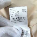 コジャーナ 東京スタイル 襟元ラビットファー付 コート ベージュ 9 レディース