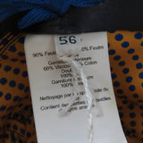 エルメス レザー使い フェルト ハット ネイビー 56 レディース