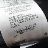 バーバリー ロング丈 デザイン コート ブラック 38 レディース