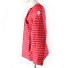 モンクレール AXINITE ロゴワッペン付 ZIP UP ダウンジャケット レッド 1 レディース
