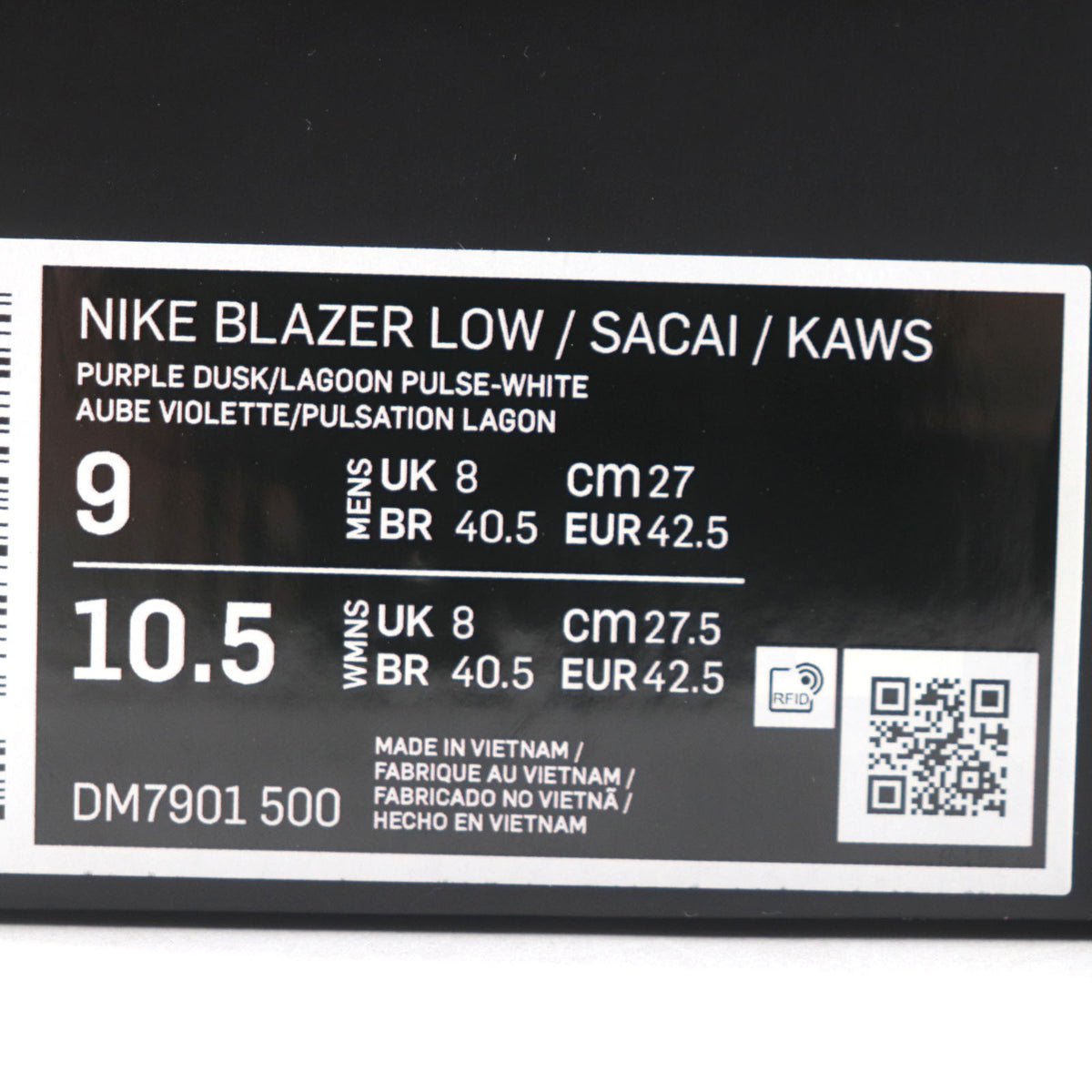 ナイキ カウズ サカイ BLAZER LOW スニーカー 27 メンズ