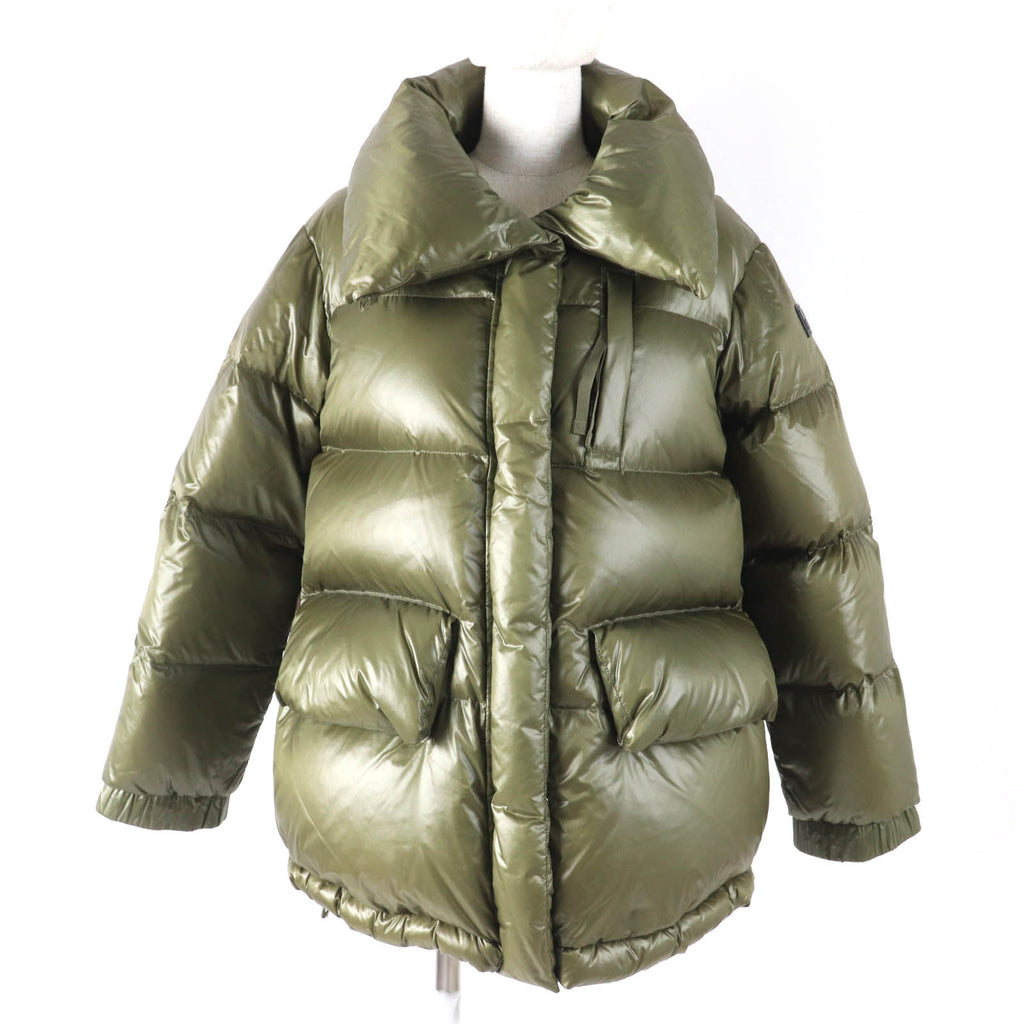 ウールリッチ ALIQUIPPA PUFFY JACKET アルキッパパフィー ダウンジャケット カーキ S レディース