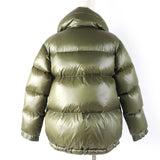 ウールリッチ ALIQUIPPA PUFFY JACKET アルキッパパフィー ダウンジャケット カーキ S レディース