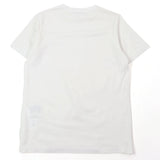 プラダ ロゴ刺繍 クルーネック 半袖Ｔシャツ ホワイト XS メンズ