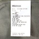 ゼロエイトサーカス Twill double face rever long gilet ダブルフェイス ラペル折り返し ロングジレ ベスト カーキグリーン 1 大きめサイズ メンズ