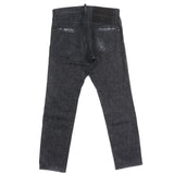 ディースクエアード COOL GUY JEANS ロゴワッペン ダメージ加工 ボタンフライ デニムパンツ ブラック系 46 メンズ