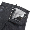 ディースクエアード COOL GUY JEANS ロゴワッペン ダメージ加工 ボタンフライ デニムパンツ ブラック系 46 メンズ