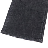 ディースクエアード COOL GUY JEANS ロゴワッペン ダメージ加工 ボタンフライ デニムパンツ ブラック系 46 メンズ