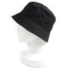 プラダ トライアングルロゴ 三角ロゴプレート Re-Nylon バケットハット 帽子 ハット ブラック M レディース