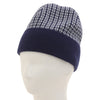エルメス BONNET FEMME Hロゴ ニットキャップ ネイビー M レディース