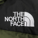 ザ・ノースフェイス Baltro Light Jacket WINDSTOPPER フード付き ロゴ刺繍 ダブルジップアップ ダウンジャケット カーキ S メンズ