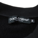 ドルチェ＆ガッバーナ DGプレートロゴ クロップド スウェット トレーナー スウェット ブラック 38 レディース