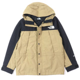 ザ・ノースフェイス Mountain Light Jacket マウンテン ライト ジャケット GORE-TEX ゴアテックス フード付き ロゴ刺繍 ダブルジップアップ マウンテンパーカー ベージュ M メンズ