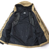 ザ・ノースフェイス Mountain Light Jacket マウンテン ライト ジャケット GORE-TEX ゴアテックス フード付き ロゴ刺繍 ダブルジップアップ マウンテンパーカー ベージュ M メンズ