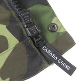 カナダグース MAITLAND PARKA カモフラ ロゴワッペン ダウンジャケット グリーン S メンズ