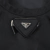 プラダ Re-Nylon トライアングルロゴ ノースリーブ ミニドレス ワンピース ブラック 40 レディース
