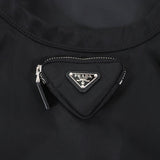 プラダ Re-Nylon トライアングルロゴ ノースリーブ ミニドレス ワンピース ブラック 40 レディース