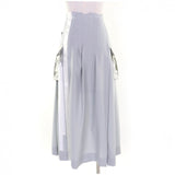 サカイ Suiting Mix Skirt ロング丈 デザイン スカート ライトグレー 2 レディース