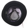 ラルフローレンパープルレーベル FEDORA WITH SIBGLE FEATHER PHILIP TREACY ハット ブラック F レディース