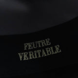ラルフローレンパープルレーベル FEDORA WITH SIBGLE FEATHER PHILIP TREACY ハット ブラック F レディース