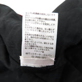 ヴェルサス ヴェルサーチ 袖レザー切替 ロング ジャケット ボルドー 40 レディース