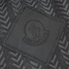 モンクレール TIAMAT ティアマート シェブロン柄 ロゴワッペン ラビットファー・フード付き ダウンジャケット ブラック系 0 メンズ