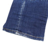 ディースクエアード CLASSIC KENNY TWIST JEAN ロゴレザーワッペン ボタンフライ クラッシュ デニムパンツ インディゴブルー 46 メンズ