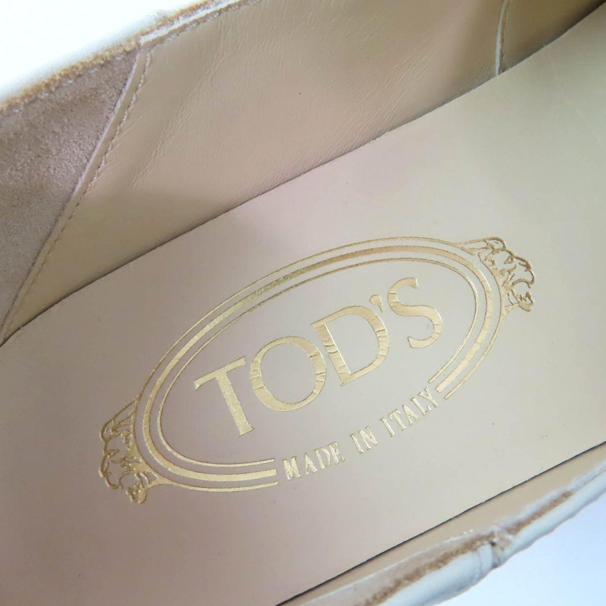 トッズ KATE ケイト 2WAY エスパドリーユ スリッポン アイボリー 34.5 レディース